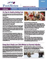 FootNotes Winter 2019 newsletter cover