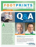 FootPrints Summer 2018 newsletter cover